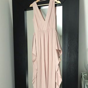 BCBG MaxaZria long light pink dress